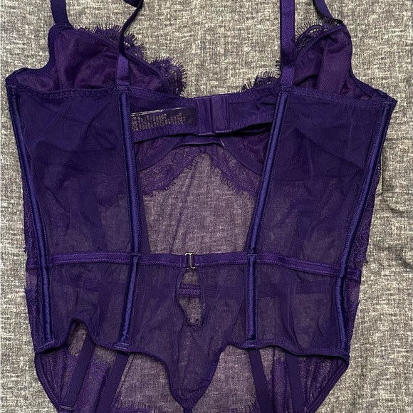 Victoria’s Secret Teddy. Purple in color. Size L. - Picture 3 of 4